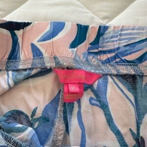 Lilly Pulitzer Wide Leg Pants - Blue and Pink